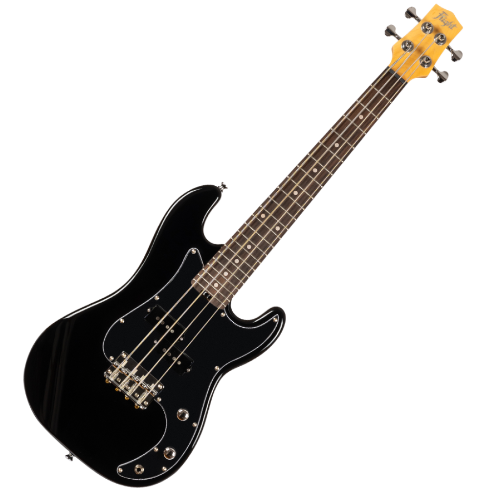 Ukelele Bajo Flight Rock Mini Bass Lite BK Negro_09