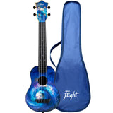 Ukelele Soprano Escala Concierto Flight Travel TUSL-40 Space