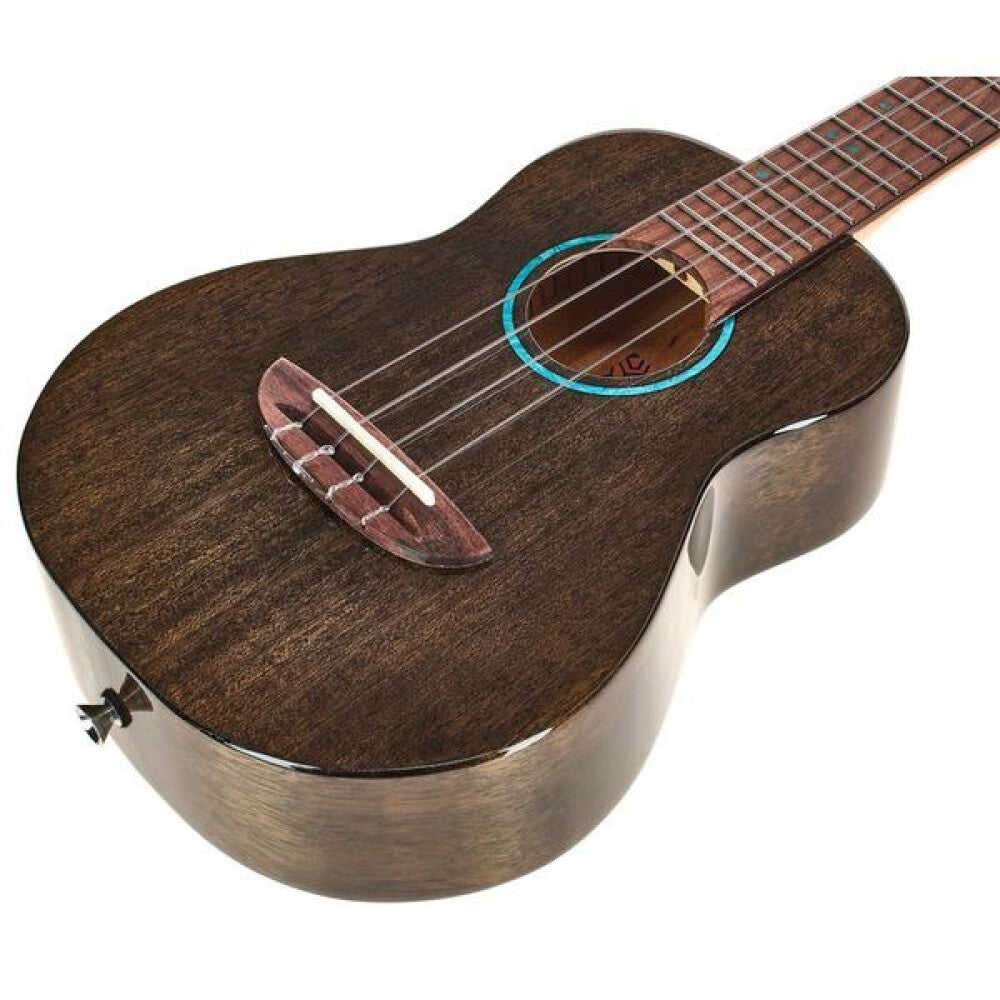 Ukelele Concierto Flight Princess Iris Tinta TBK Transparent Black_04