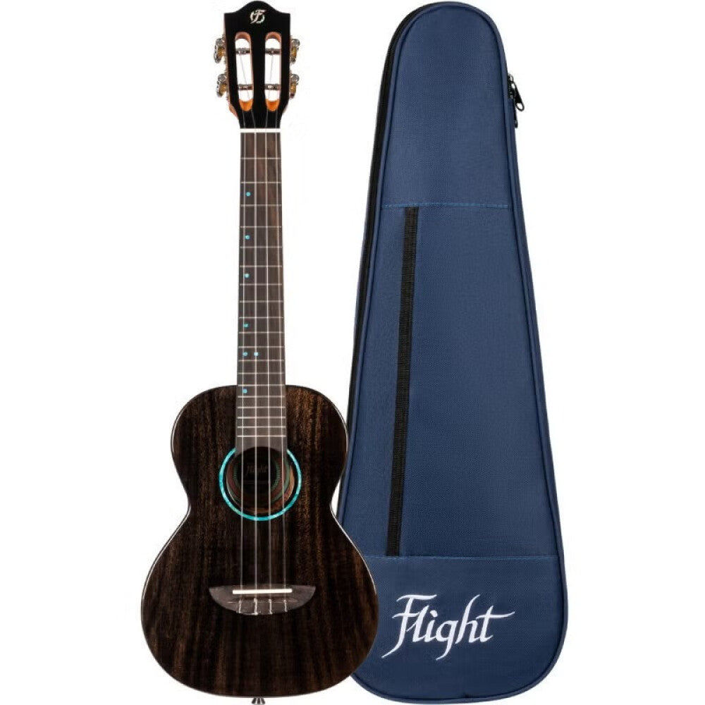 Ukelele Concierto Flight Princess Iris Tinta TBK Transparent Black_01