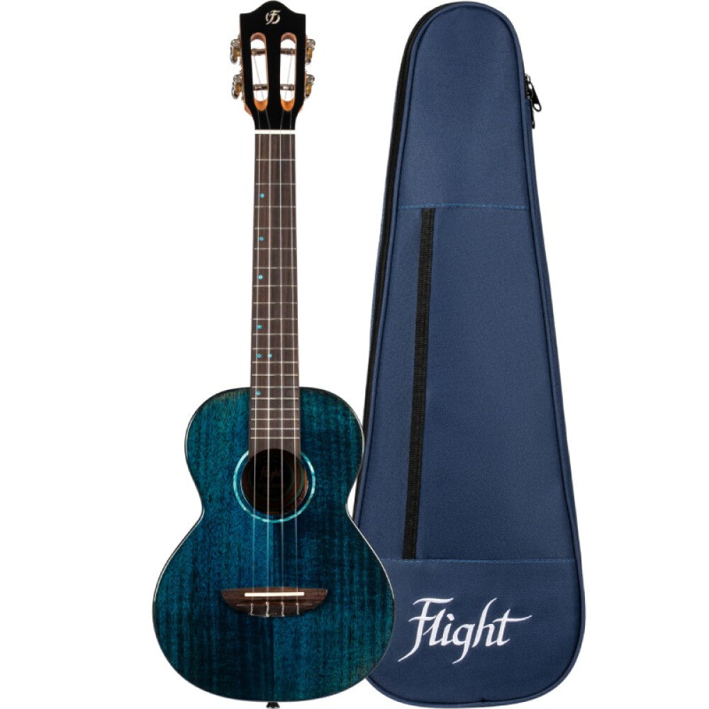 Ukelele Concierto Flight Princess Iris Tinta TDB Transparent Blue_01