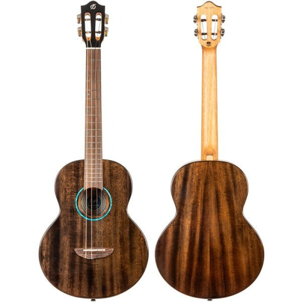 Ukelele Baritono Flight Princess Iris Tinta TBK Transparent Black_02
