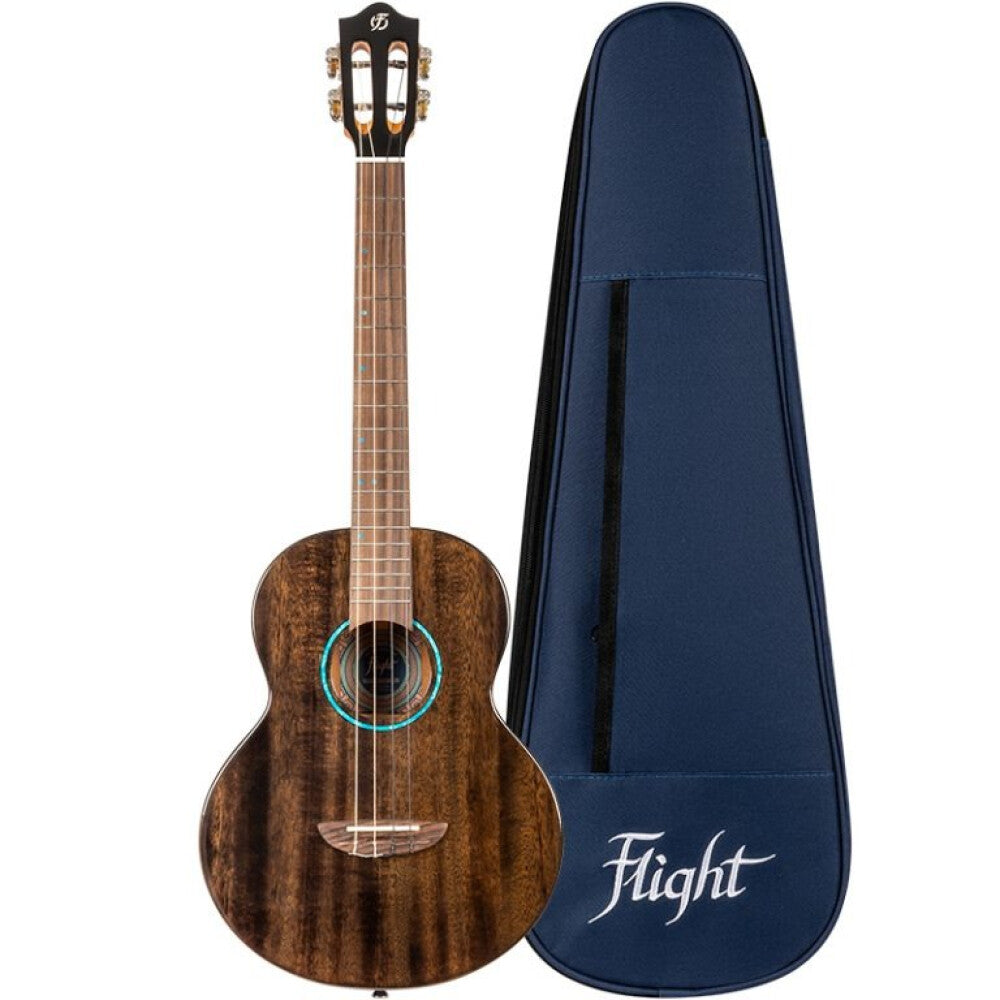 Ukelele Baritono Flight Princess Iris Tinta TBK Transparent Black_01