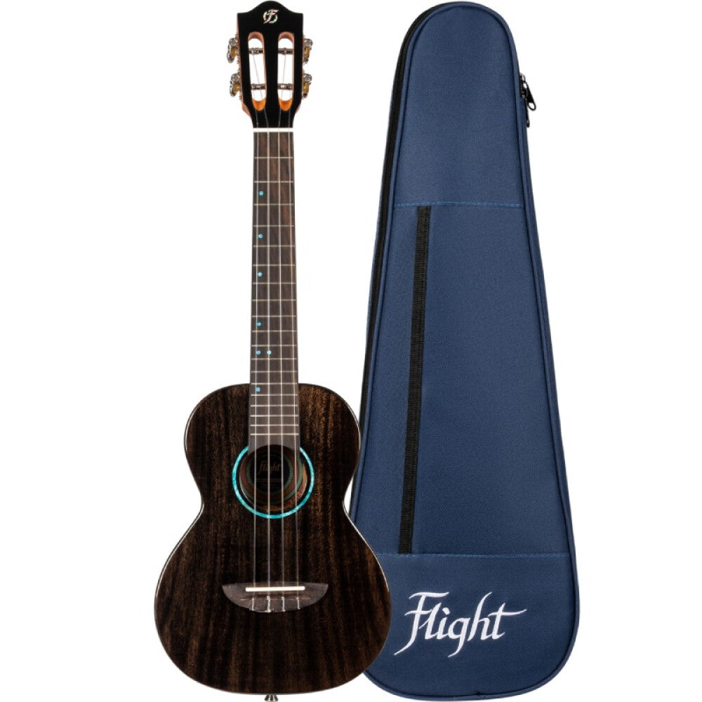 Ukelele Tenor Flight Princess Iris Tinta TBK Transparent Black_01