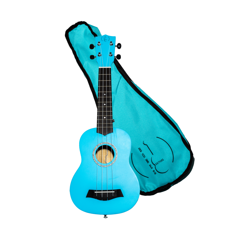 Ukelele Soprano Bones SP200S-LB Tilo Azul Cielo Satinado_06