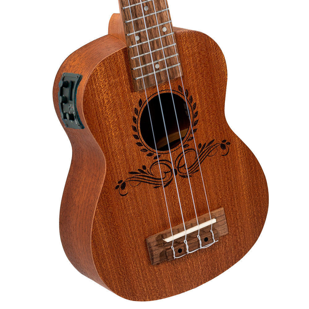 Ukelele Soprano Electrificado Bones SP220SE Sapele_02