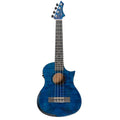 Ukelele Tenor Electrificado Bones SP640TE-BL Arce Azul Brillo Cutaway_01