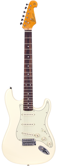 Guitarra Eléctrica SX ST62Vintage White