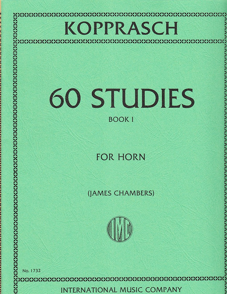 60 Studies Book I para Trompa. Kopprasch, C.