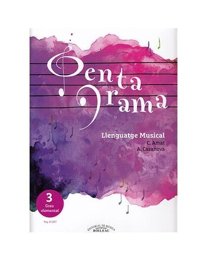 Pentagrama Llenguatge M G Ele Vol 3 CD. Amat, Casanova