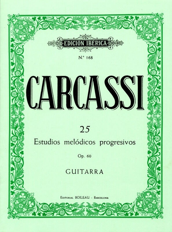 25 Estudios MelodicosProgresivos Op.60. Carcassi, M.