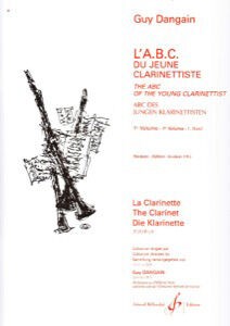 The ABCs of the Young Clarinetist Vol. 1. Dangain, G.