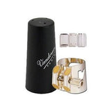 Abrazadera y Boquillero Clarinete Bajo Vandoren Lc04P Optimun (Plateada/Plastico)