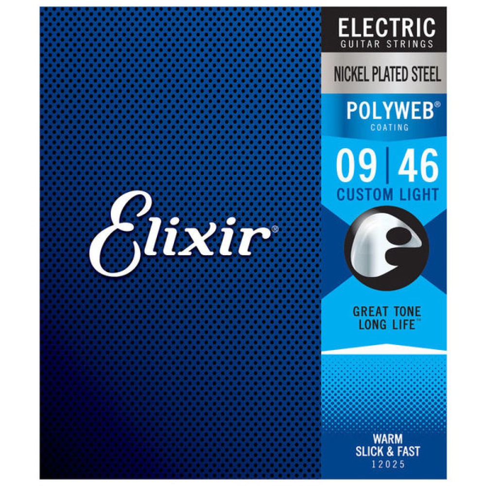 Juego Cuerdas Guitarra Electrica ELIXIR Polyweb 12025 (009046)