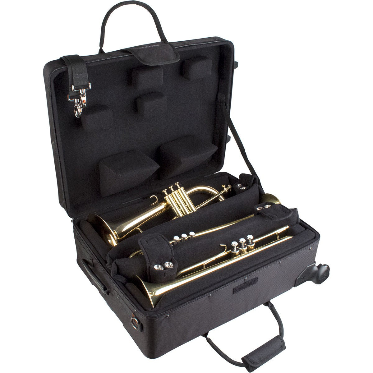 Protec Ipac Pro Pac IP301QWL Quad Trumpet Case