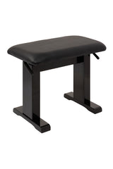 Banqueta Piano Hidraulica Stagg Negro Brillo Tapa Vinilo Negro PBH 780 BKP SBK