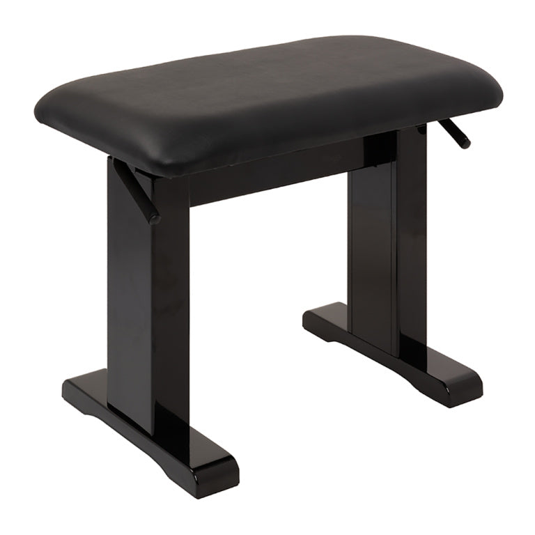 Banqueta Piano Hidraulica Stagg Negro Brillo Tapa Vinilo Negro PBH 780 BKP SBK_02