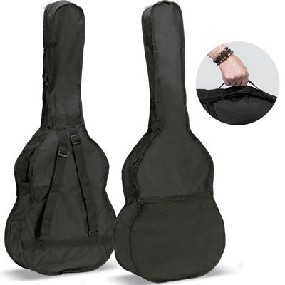 Funda Guitarra Infantil 1/4 Ortola Ref. 14-B Mochila sin Logo Negro