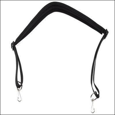 Padded Adult Bass Drum and Snare Drum Sling, Black, Ortola Ref. 710
