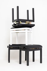 Banqueta Piano Stagg Negro Mate Tapa Vinilo Negro PB06G BKM SBK
