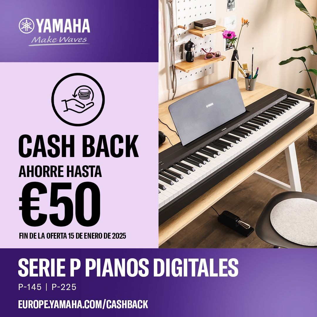 Piano Digital Yamaha P225WH Blanco
