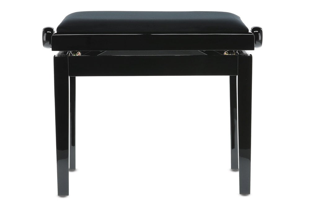 Piano Bench Deluxe Glossy Black