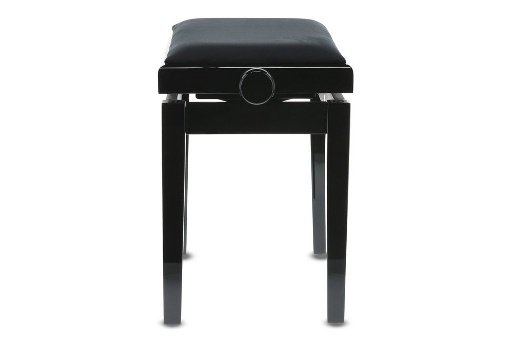 Piano Bench Deluxe Glossy Black