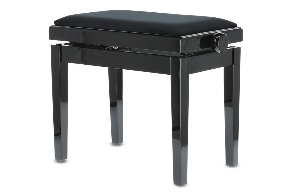 Banqueta Piano Deluxe Negro Brillante