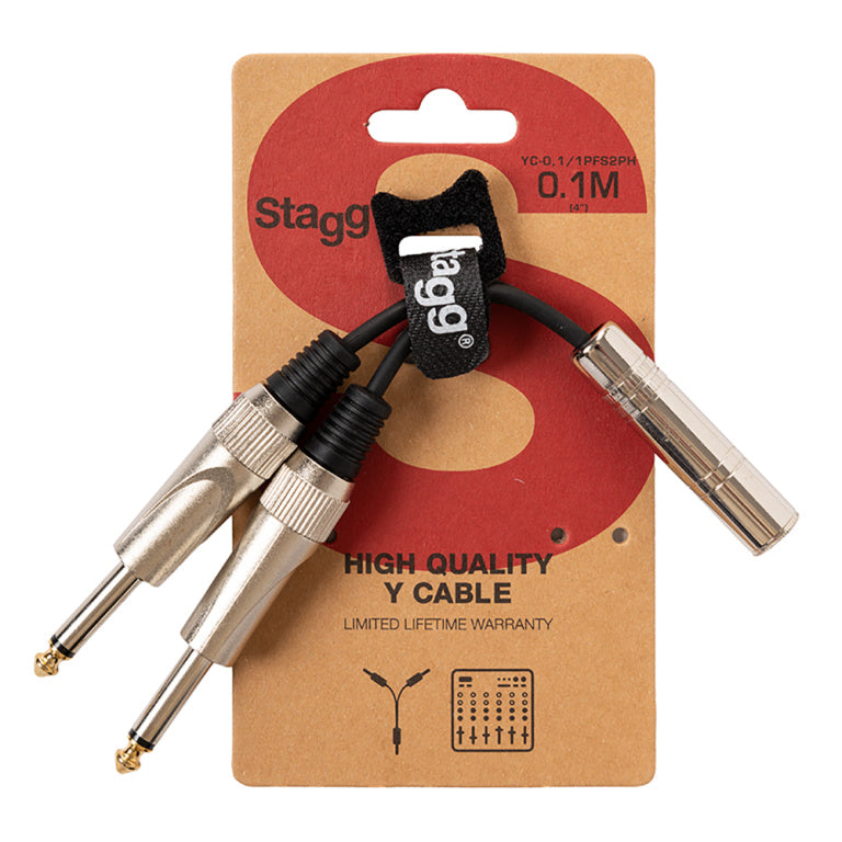 Cable Adaptador Stagg 10cm YC-0,1/1PFS2PH