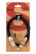 Cable Audio Stagg XLR 1m S-Series SMC1 RD