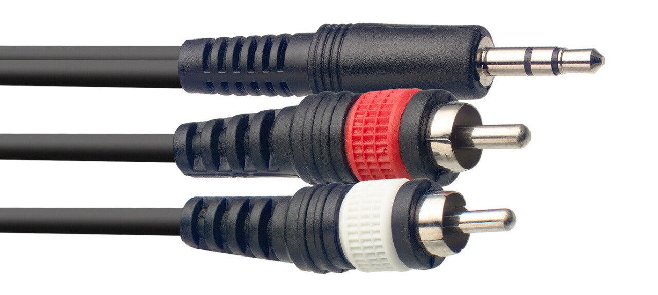 Cable Audio Stagg Mini Jack-RCA 1m