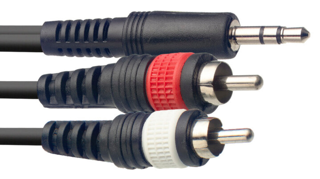 Cable Audio Stagg Mini Jack-RCA 3m