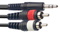 Cable Audio Stagg Mini Jack-RCA 3m