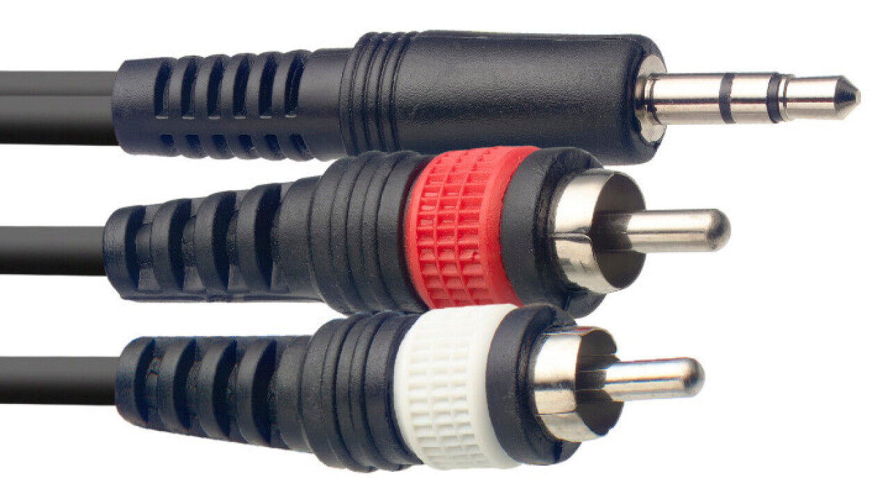 Cable Audio Stagg Mini Jack-RCA 3m