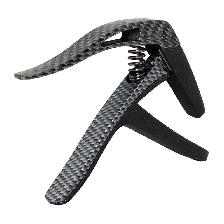 Cejilla Trigger Stagg Curva Guitarra Acustica y Electrica Imitacion Carbono SCPX-CU CARBON_02
