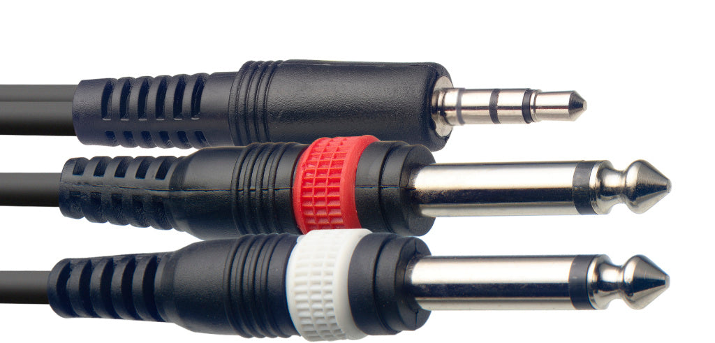 Cable Microfono Stagg Mini Jack 3m S-Series SYC3/MPSB2P E