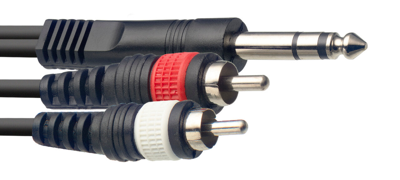 Cable Audio Stagg Jack-RCA 3m