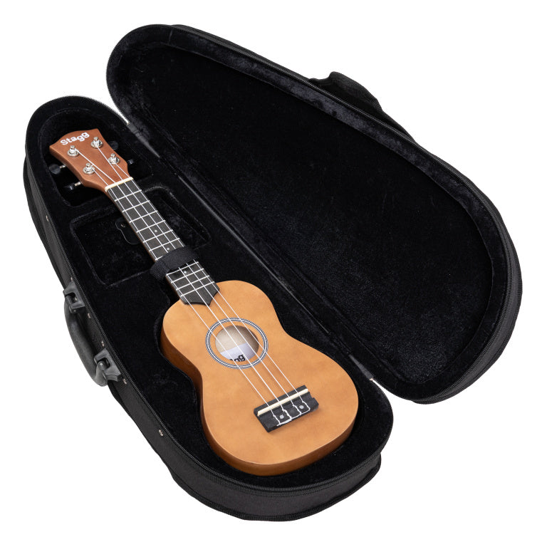 Estuche Semirrigido Ukelele Concierto Stagg HGB2UK-C_09