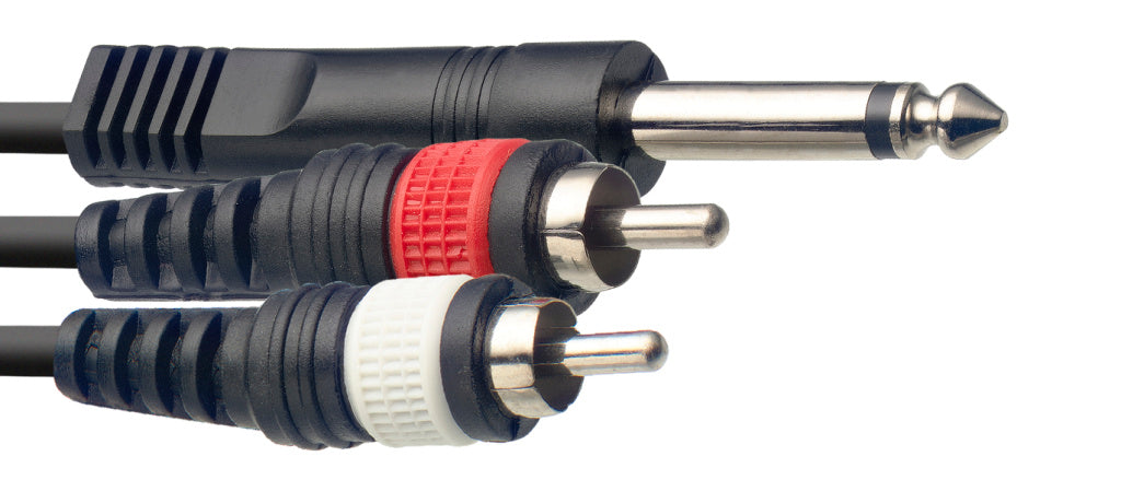 Cable Audio Stagg Jack - RCA 3m S-Series SYC3/P2CM E