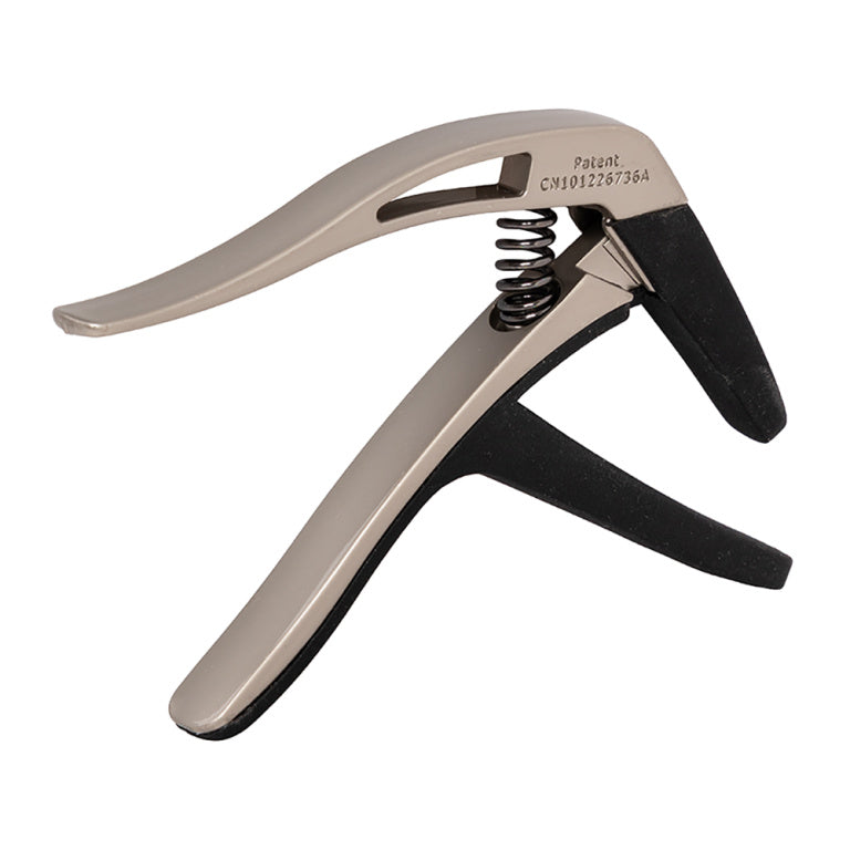 Cejilla Trigger Stagg Curva Guitarra Acustica y Electrica Beige SCPX-CU BG_02