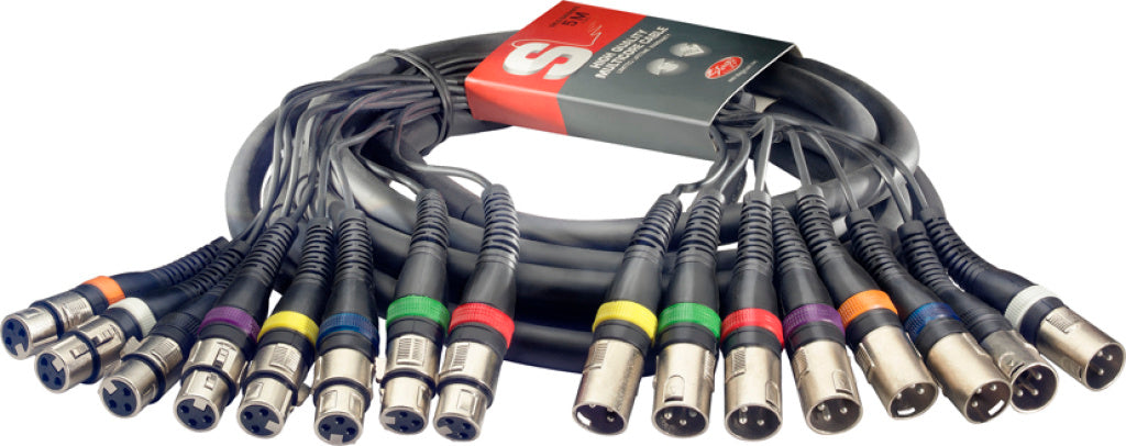 Cable Audio Stagg XLR 5m S-Series SML5/8XF8XM E