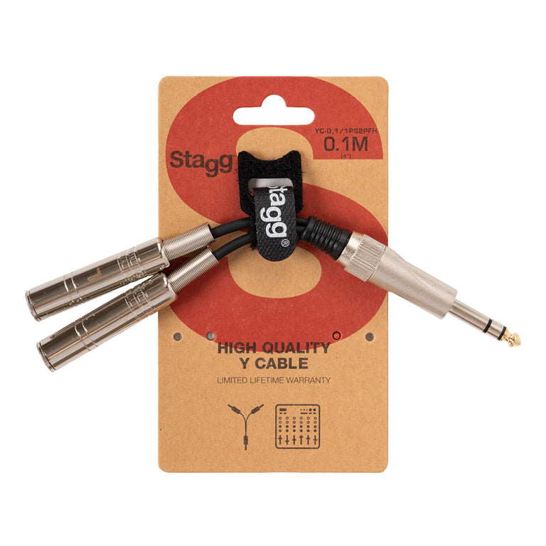 Cable Adaptador Stagg 10cm YC-0,1/1PS2PFH