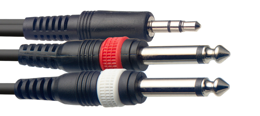 Cable Microfono Stagg Mini Jack 1m S-Series SYC1/MPSB2P E