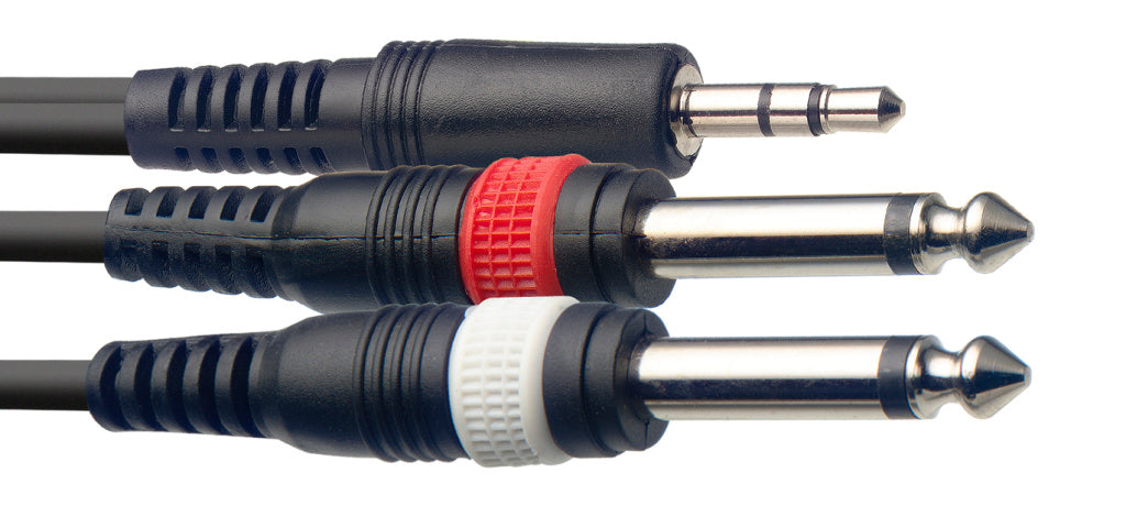 Cable Microfono Stagg Mini Jack 2m S-Series SYC2/MPSB2P E