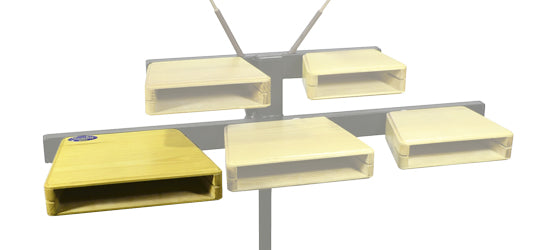Temple Block Samba 21.2/15.5 x 5 x 15.2 cm Natural 6110SM