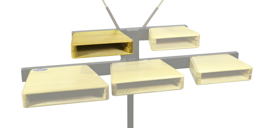 Temple Block Samba 16/12 x 5 x 11.5 cm Natural 6113SM