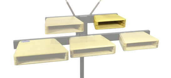 Temple Block Samba 15/12 x 5 x 10 cm Natural 6114SM