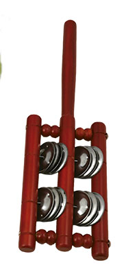 Sambina Roja de Ocho Sonajas Samba 616RSM