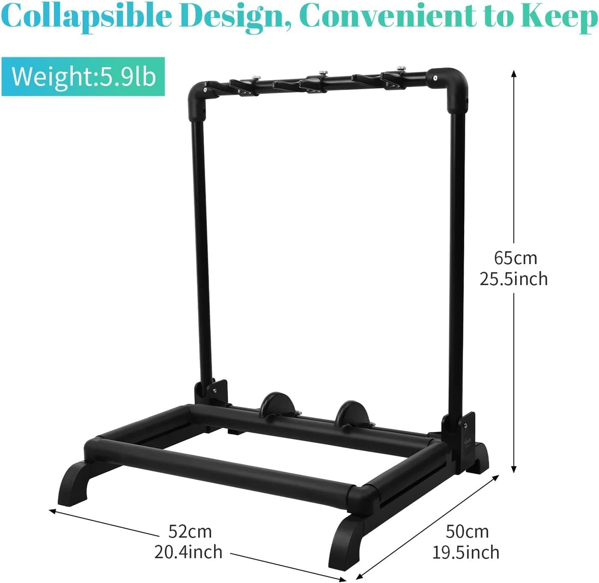 Soporte Guitto Multistand para 3 Guitarras