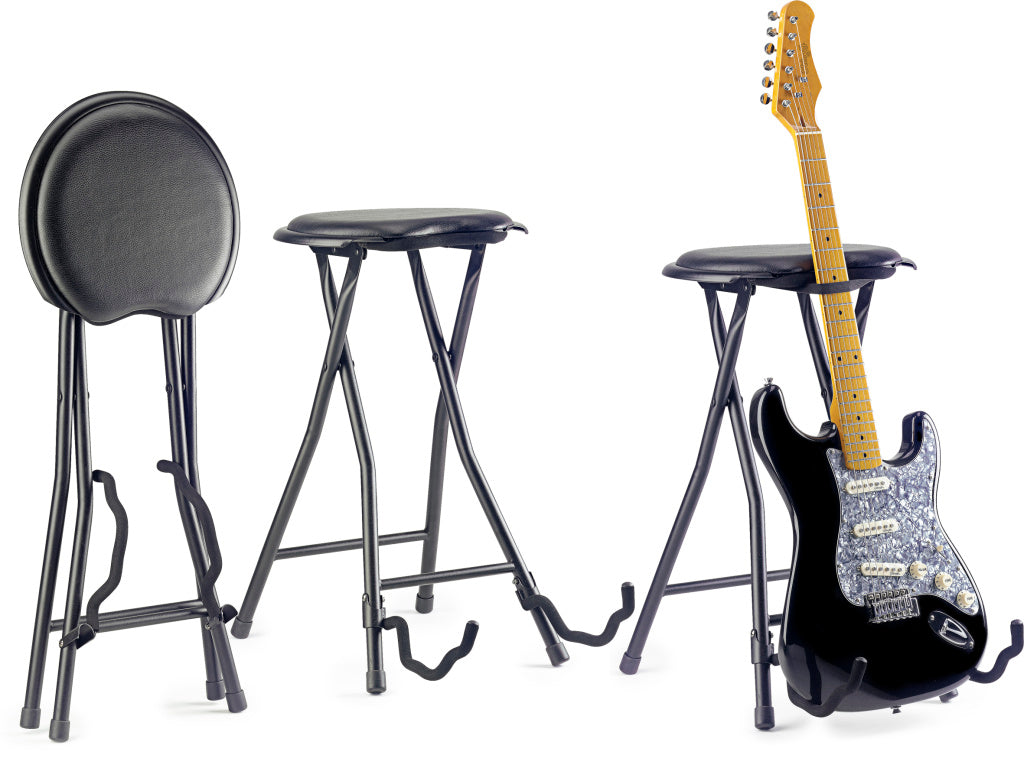 Taburete Guitarra Stagg Plegable con Soporte de Guitarra GIST-300_01